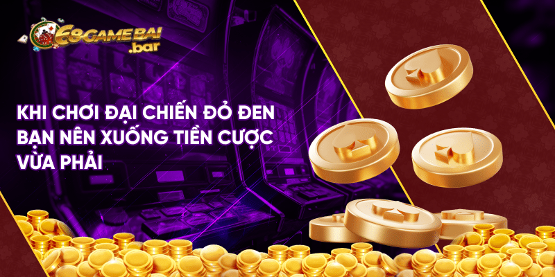 Đại chiến đỏ đen tại sân chơi 68gamebai nổi tiếng số 1 Khi chơi đại chiến đỏ đen bạn nên xuống tiền cược vừa phải