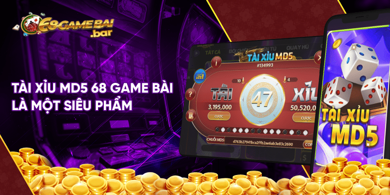 Tài xỉu MD5 68 game bài - Trò chơi đỏ đen cuốn hút cho bạn Tài xỉu MD5 68 game bài là một siêu phẩm