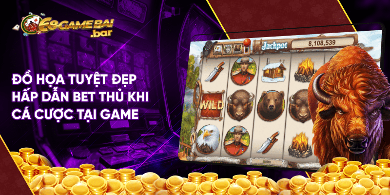 Buffalo Valley - Slot game hấp dẫn tại 68 game bài Đồ họa tuyệt đẹp hấp dẫn bet thủ khi cá cược tại game