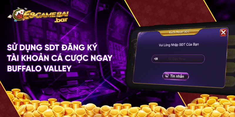 Buffalo Valley - Slot game hấp dẫn tại 68 game bài Sử dụng sdt đăng ký tài khoản cá cược ngay Buffalo Valley