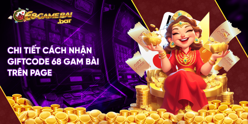 Giftcode 68 game bài mới nhất không thể bỏ qua Chi tiết cách nhận giftcode 68 gam bài trên page