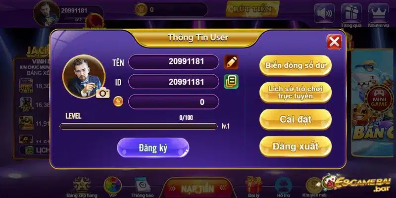 Quà gặp mặt tại 68 game bài thưởng khủng đến 6 triệu VNĐ Tân thủ có thể chụp hình minh chứng nạp rút lại lệnh “Biến động số dư”